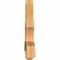 Ekena Millwork Davenport Rough Sawn Timber Gable Bracket, Western Red Cedar, 48"W x 28"H x 4"D x 4"F, 14/12 Pitch GBW048X28X0404DAV00RWR - alternate 3